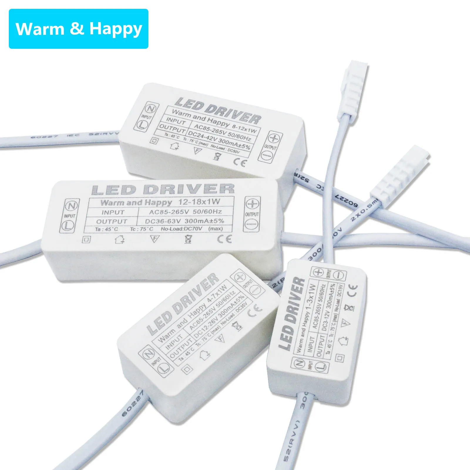 

LED Driver 220V 3W 5W 7W 12W 18W 20W 25W 36W LED Transformer Constant Current Drive Power Accessories 250mA 300mA