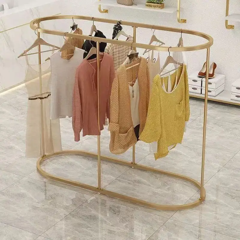 Gold Clothing Racks…