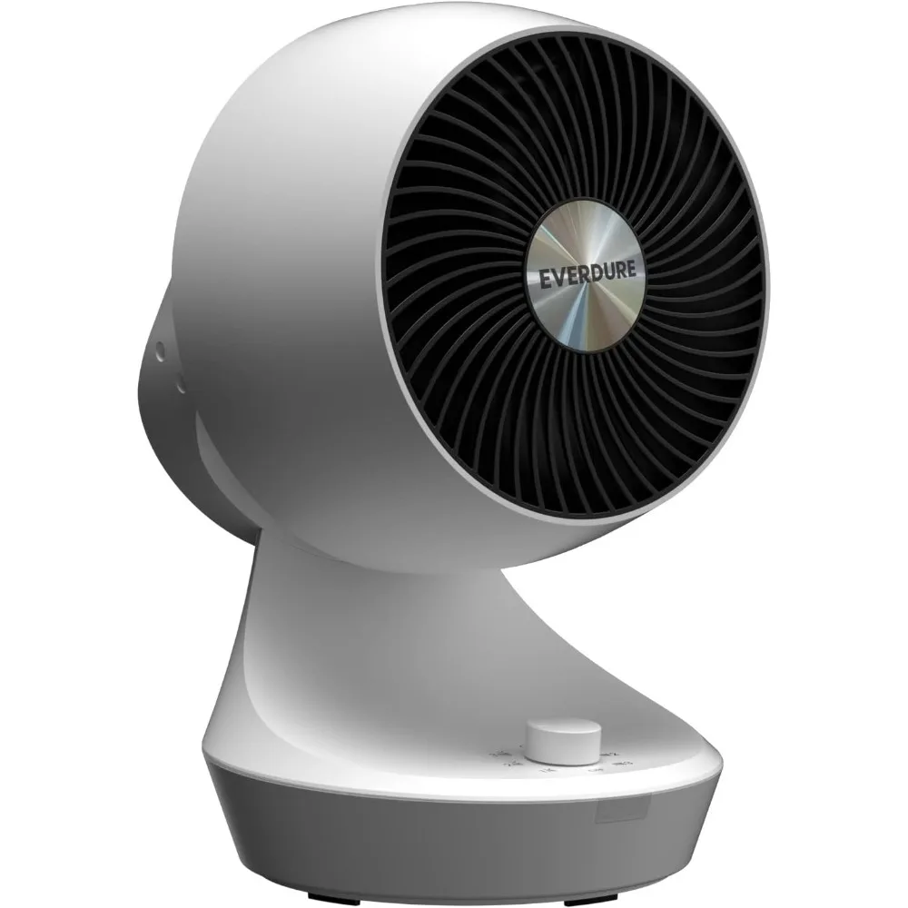 

HAOYUNMA 9” Oscillating Desk or Table Fan, 3 Speed Settings, Targeted Airflow Control, Low Noise, Modern Design, Portable