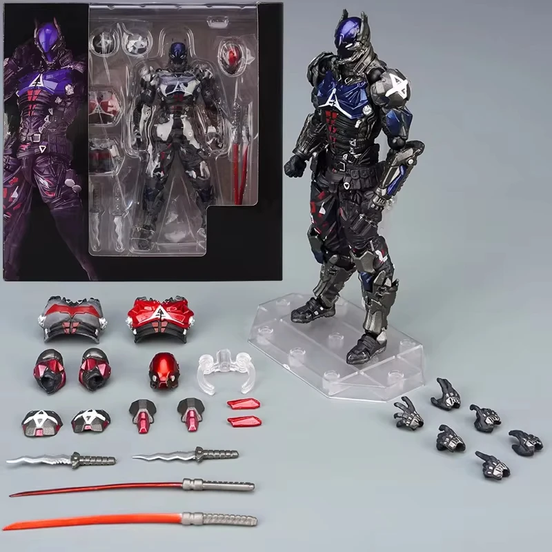AMAZING YAMAGUCHI Arkham Knight Batman Red Hood Robin Jason Todd Figuarts Game Action Figure Model Toy Collection Christmas Gift image 3