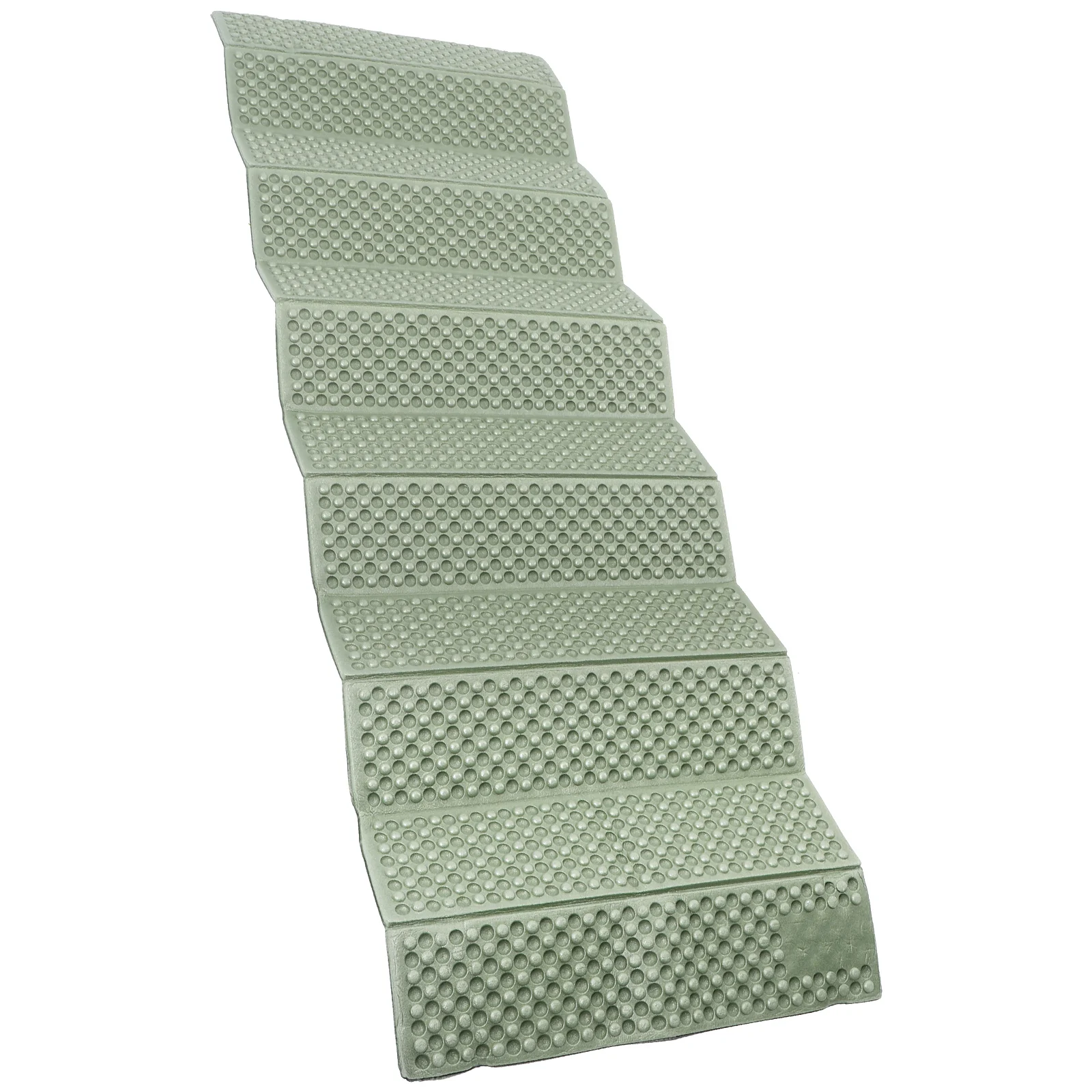 

Aluminum Film Double Egg Slot Anti moisture Pad Foldable Nap Mat Outdoor Camping Pad Green 120x60cm Lightweight Washable