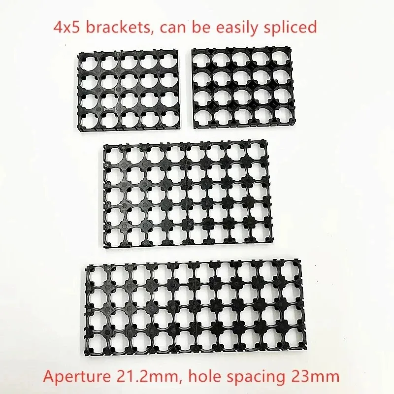 21700 Battery Holder Bracket Cell Safety Anti Vibration Plastic Brackets For 21700 Batteries Diameter 21.2mm And 21.7mm