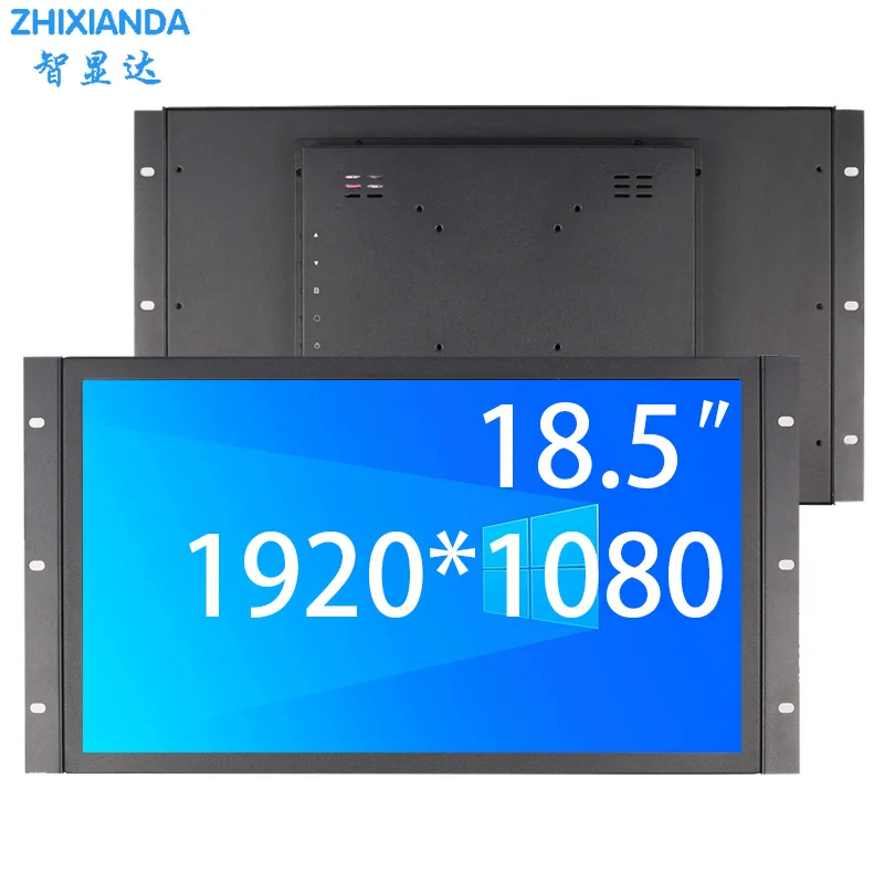 18.5 1920*1080 Inch LCD Display IPS Industrial Panel 16:9 Touch Screen Open Frame Monitor For Automation Equipment