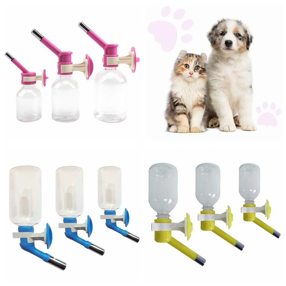 Hanging No-Drip Dog Water Dispenser Can Be Raised and Lowered Leak-Proof Nozzle Water Drinker Kettle for Pets Mess Free