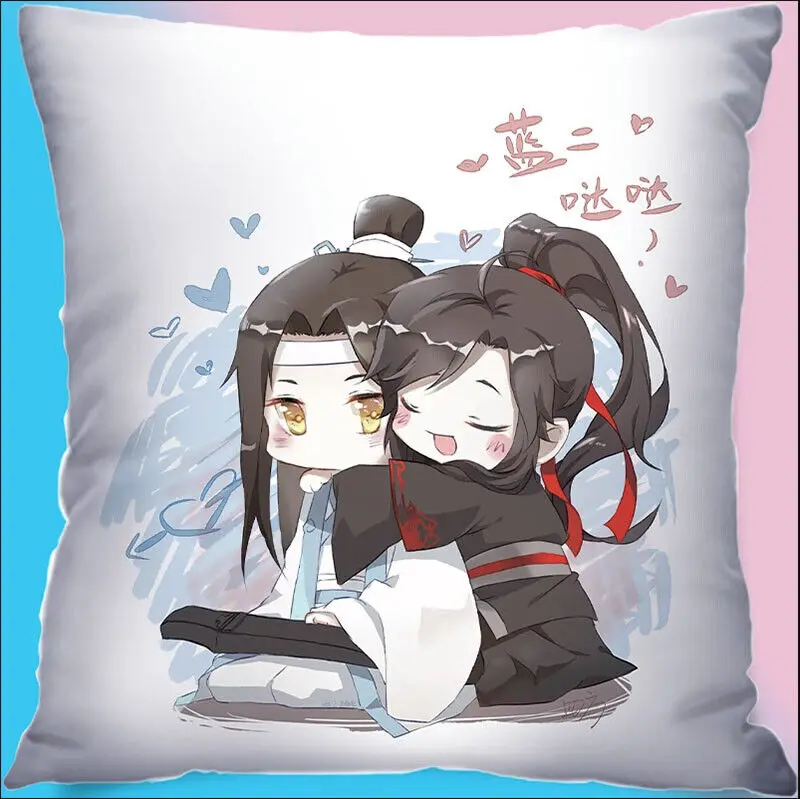 Anime Grandmaster of Demonic Cultivation Wei wuxian Lan Wangji Pillows Cushion