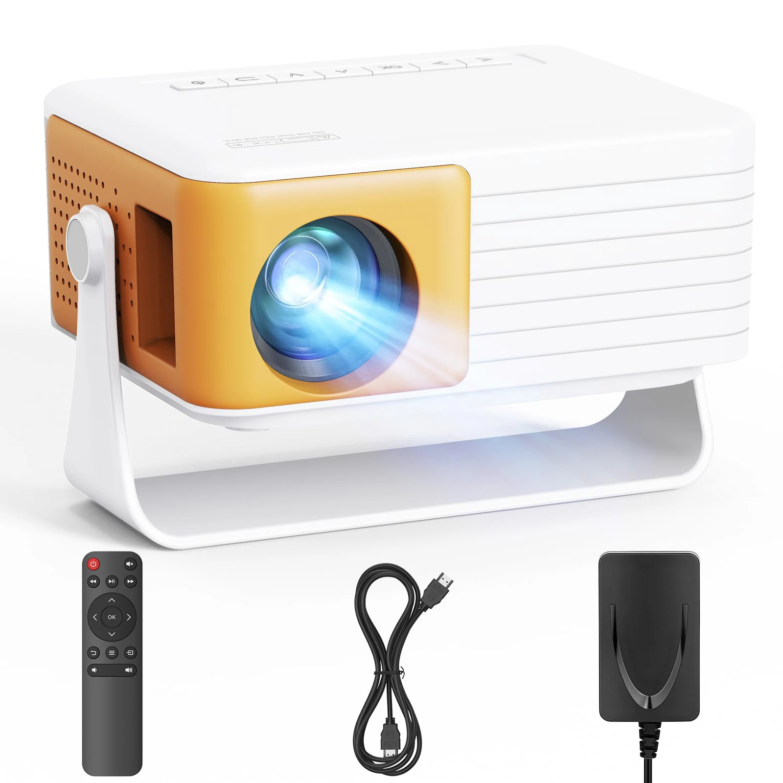 Salange Y3Pro Mini Portable Projector Native HD 720P Support 1080P Mirroring Version For Android/IOS Phone/HD Port/ USB/TV Stick view 6