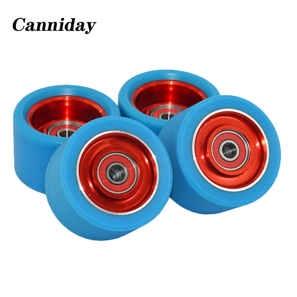 8PCS 59*38mm Wear-resistant Roller Skating Wheels With 608 ABEC-9 Bearing Skateboard Wheels Longboard wheels