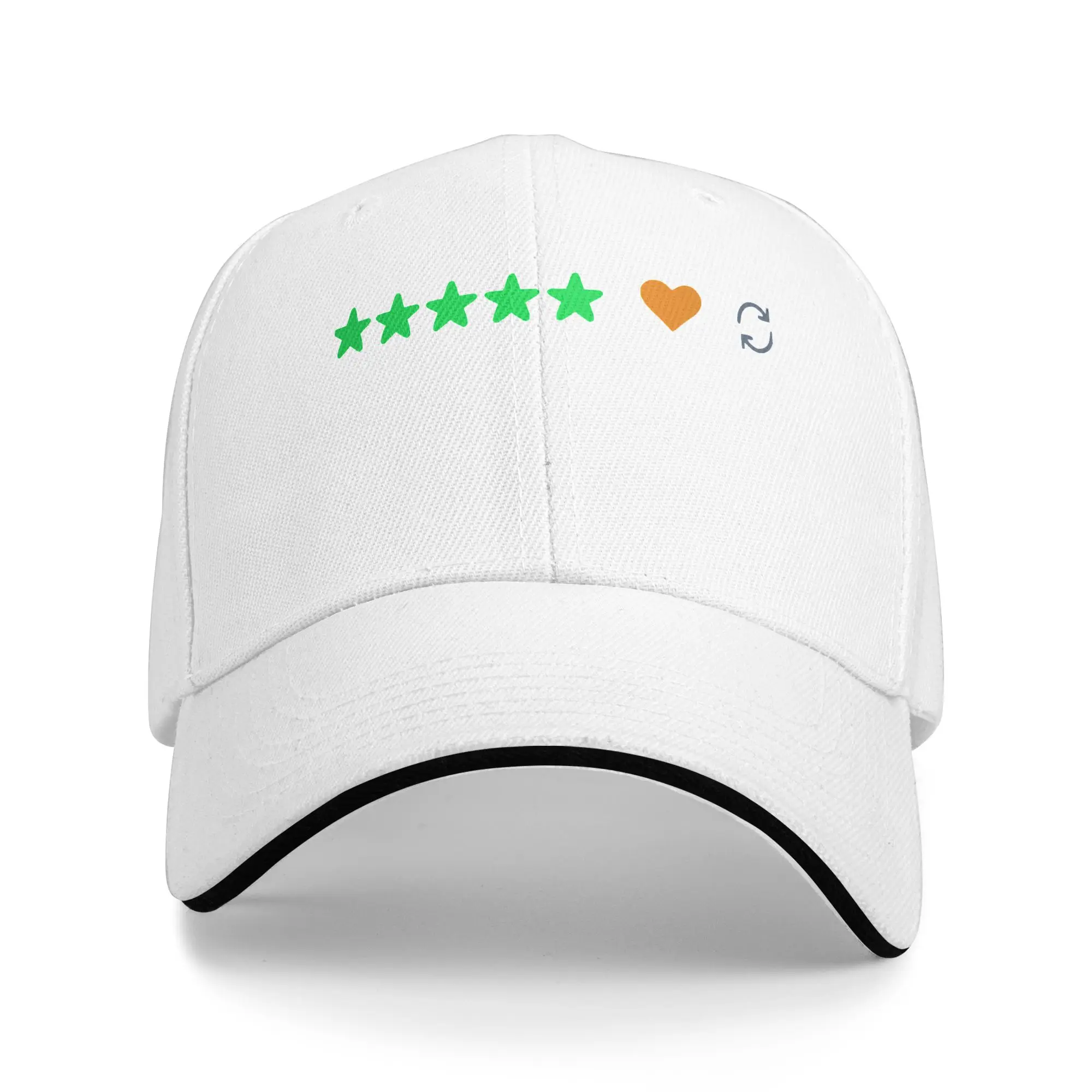 Hot Sale letterboxd 5 star review icons Baseball Cap  Hiphop Sun Visor Hat  Outdoor Shooting Sun Visor Hat