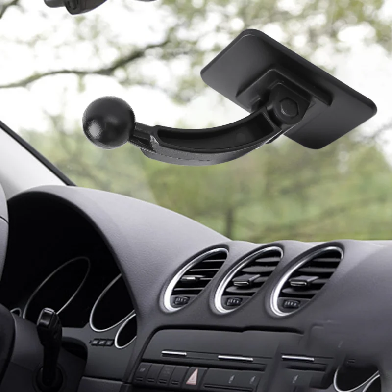 Universal Car Phone Holder 17mm Ball Head Base 180 Degree Rotation Dashboard Mount Bracket for IPhone14 13 Xiaomi Samsung