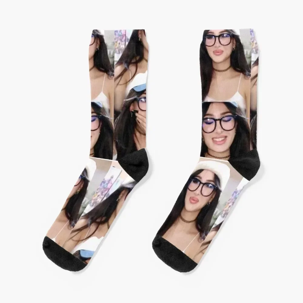 

Sssniperwolf collage Socks Thermal man winter New year's Wholesale Socks Ladies Men's