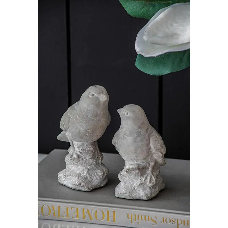 

Set of 2 Skye Watchful Birds, 5x3x6.5" Decorative Accent for Home, Garden, or Patio, Perfect for Wildlife Lovers