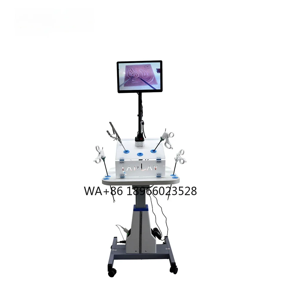 Laplay Laparoscopic Trainer Simulator Box with and Practice modules for Doctor Medical Students Nurse Training