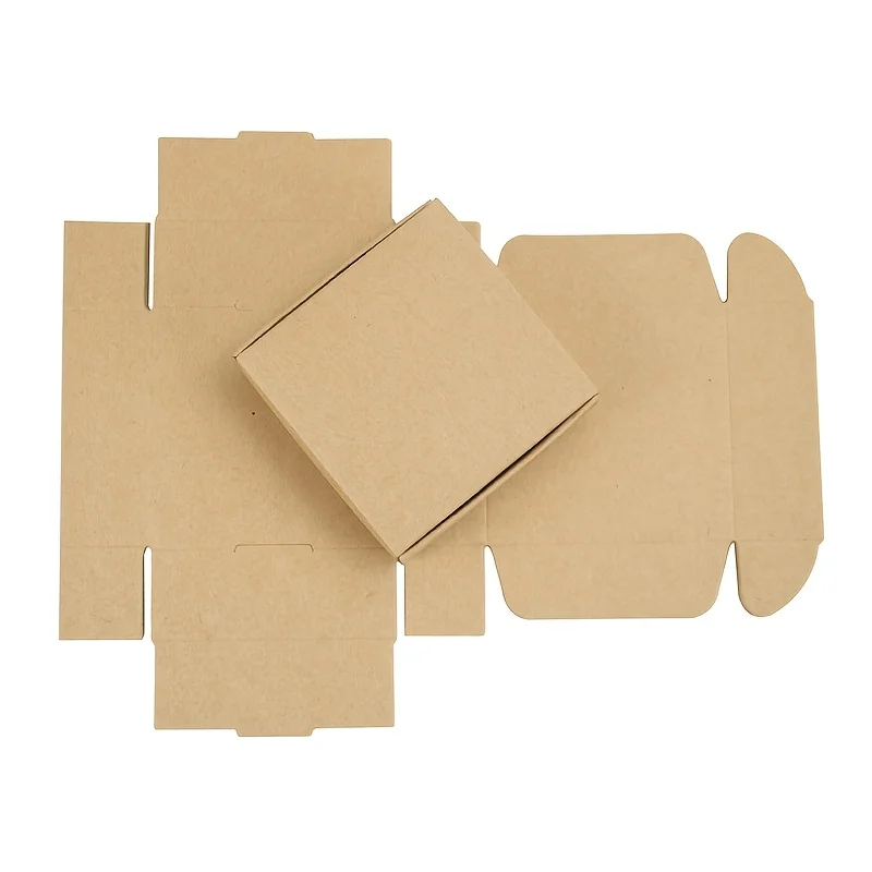 10/20pcs Kraft Mini Cardboard Boxes, 2.16