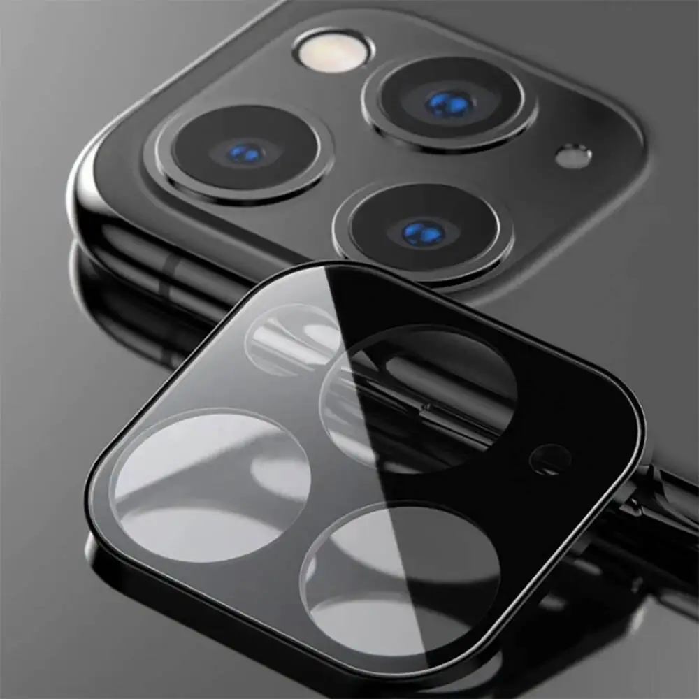 

Metal Camera Cover Protector 15 14 12 11 Pro Max Aluminum Alloy Lens Tempered Glass For Iphone 16 Plus 13 Mini