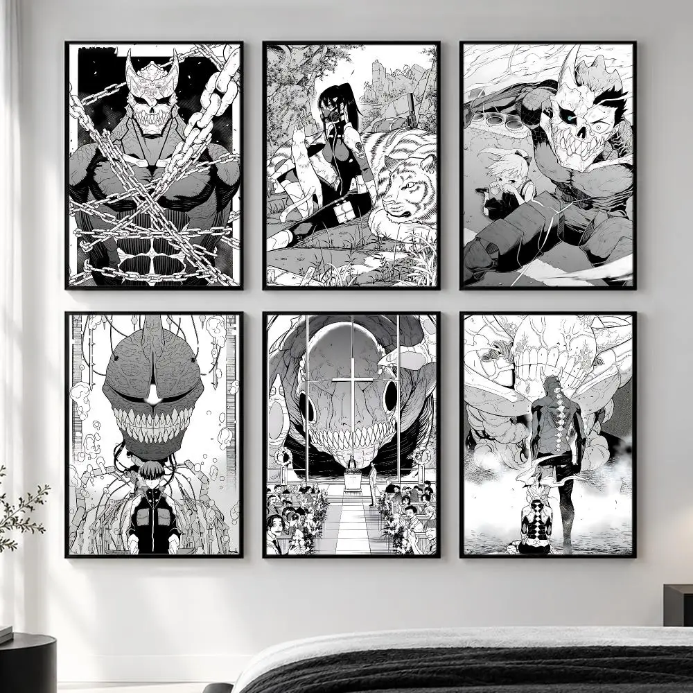 anime Kaiju No.8 Poster  HD Poster Simple Home Decoration Suitable for Living Room Bedroom Corridor Gift Giving