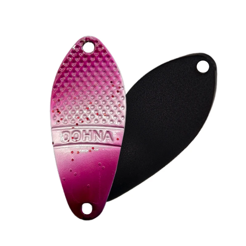 Peche Leurre Pesca Spoon ca. 3g 30mm Bunter Spoon-Köder aus Kupfermetall, Angelköder, Schwimmköder für Forelle, Chub, Barsch, Lachs
