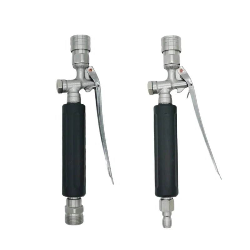 Press washer extension rod household car wash air conditioner cleaning water pipe quick plug M22 garden cleaning tool