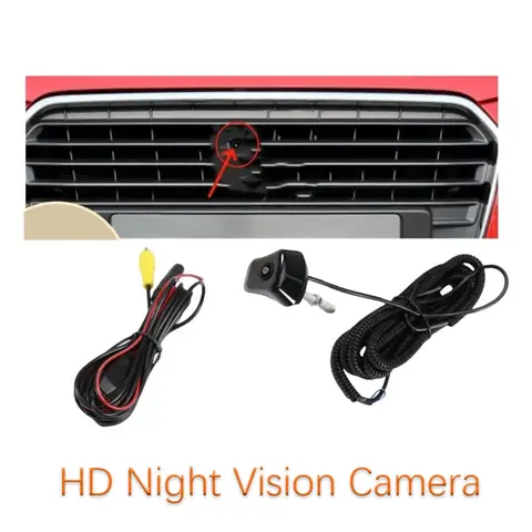 아우디 A1 A3 8P A4 B6 B9 A5 A6 A7 Q3 Q5 Q7 TT HD 야간 투시 방수 IP68 범용 자동차 전방 카메라