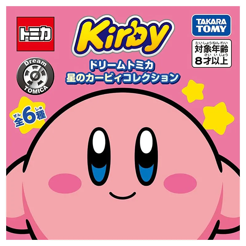Takara Tomy Tomica Dream Kirby 6 Figures Kirby Sleep Meta Knight Waddle Dee Car Model Toy Gift for Kids
