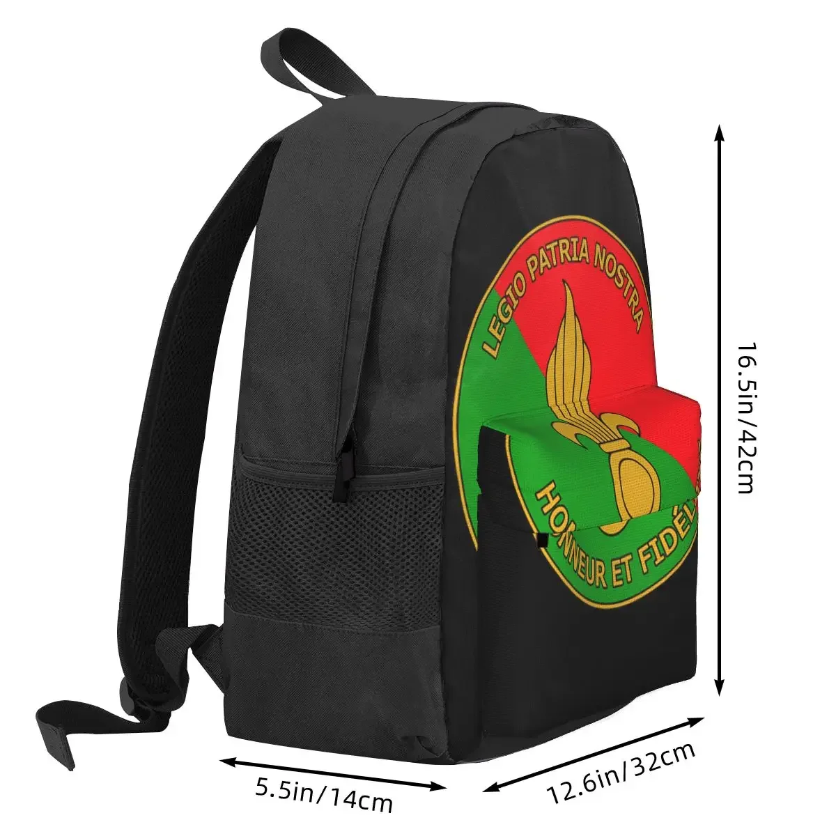 French Foreign Legion Insignia Backpacks Boys Girls Bookbag Students School Bags Cartoon Travel Rucksack Shoulder Bag