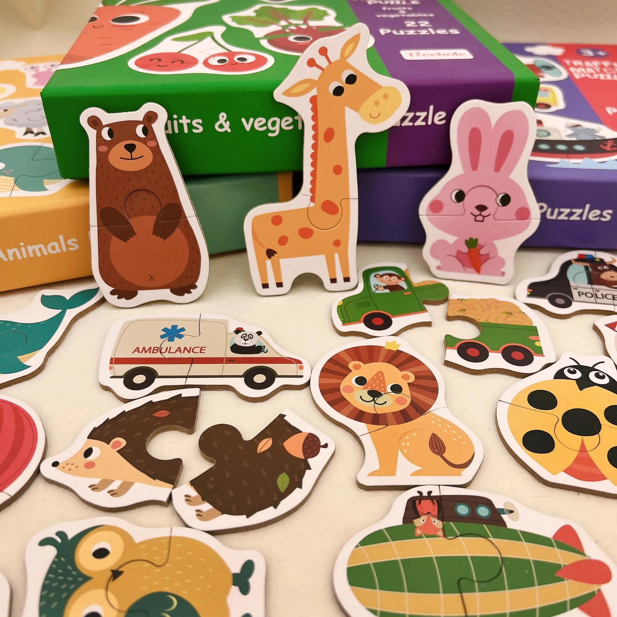 Детская деревянная головоломка, соответствующая игра-головоломка, детское раннее обучение, познание, животные, фрукты, дорожное движение, развивающие игрушки для детей, подарки Детская деревянная головоломка, соответствующая игра-головоломка, детское раннее обучение, познание, животные, фрукты, дорожное движение, развивающие игрушки для детей, подарки