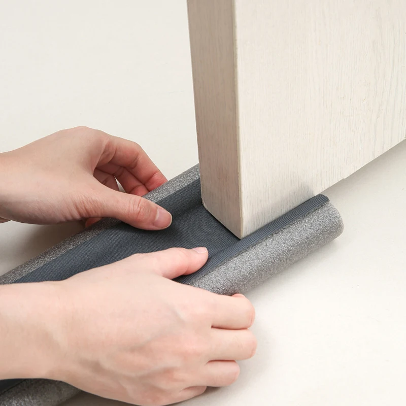 Customization  Windproof EVA Foam Door Bottom Seal Strip Guard Under Door Sealer Flexible Draft Stoppers for Windows Doors
