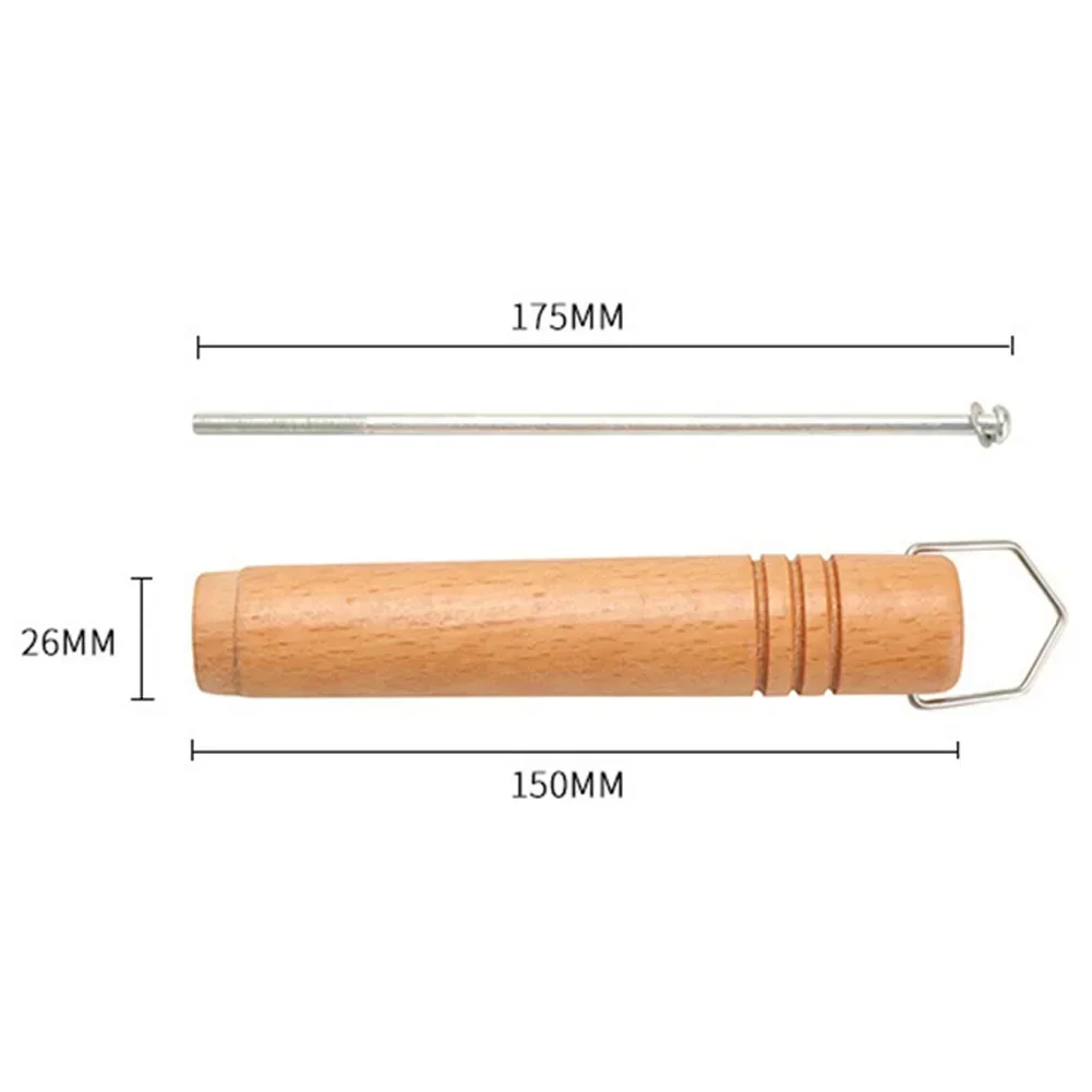 Soup Pot Solid Wood Handle Accessories Universal Pan Pot Cookware Handle Wooden Long Holder Cooking Grip Cookware Pot Handle