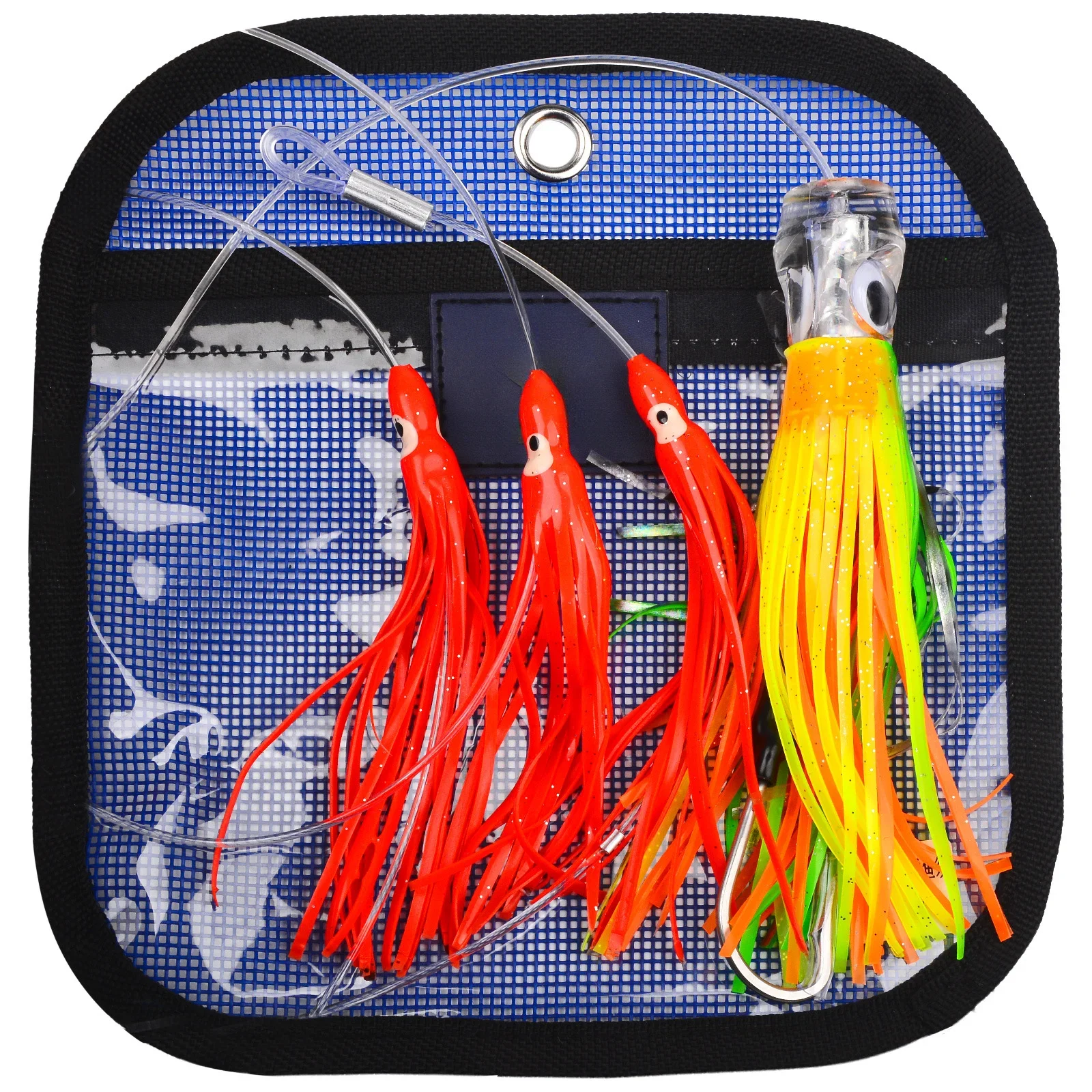 

Boat Trolling Squid Lure Silicone Skirt Fishing Lure Fishing Lure 107g,175g Silicone Skirt Long Casting Distance