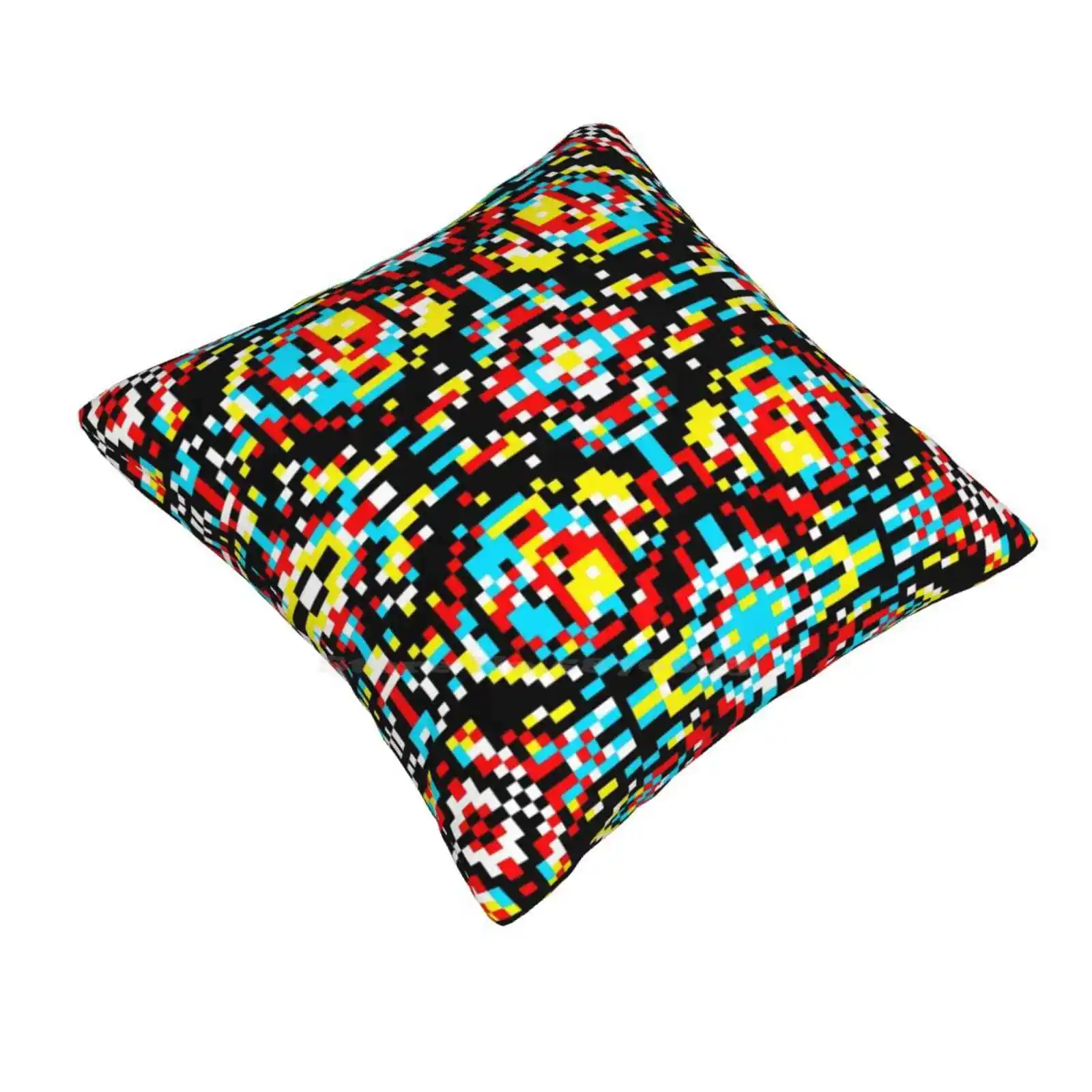 57800 Pillows Case Bedroom Home Decoration Abstract Color Symmetry Optical Illusion Psychedelic Pixel Art