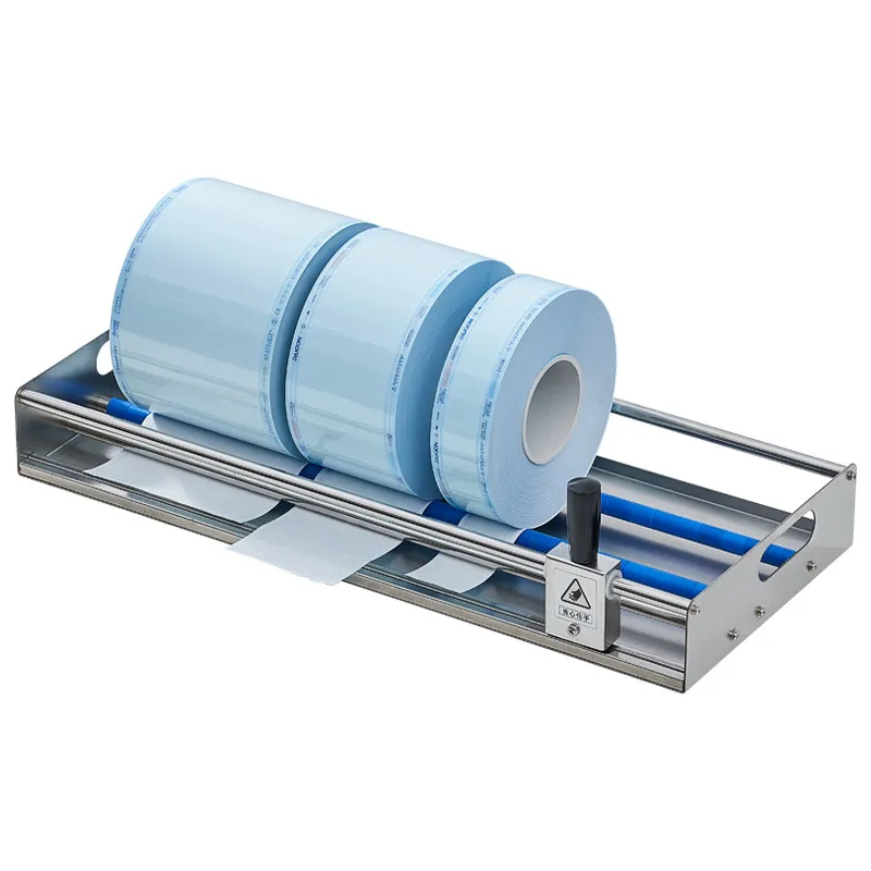 Automatic Dental Sterilization Bag Sealing Cutter Paper Plastic Pouch Cutting Equipment for Hospital Supply Room Operating Room