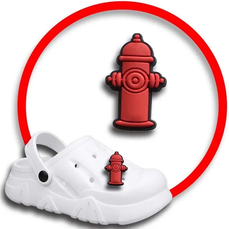 Fire Control Crocs Shoe Charms para Mulheres e Homens, Tamancos Pins, Decorações de Sapato, Acessório, Emblemas, Meninas, Crianças, Acessórios Sapatos