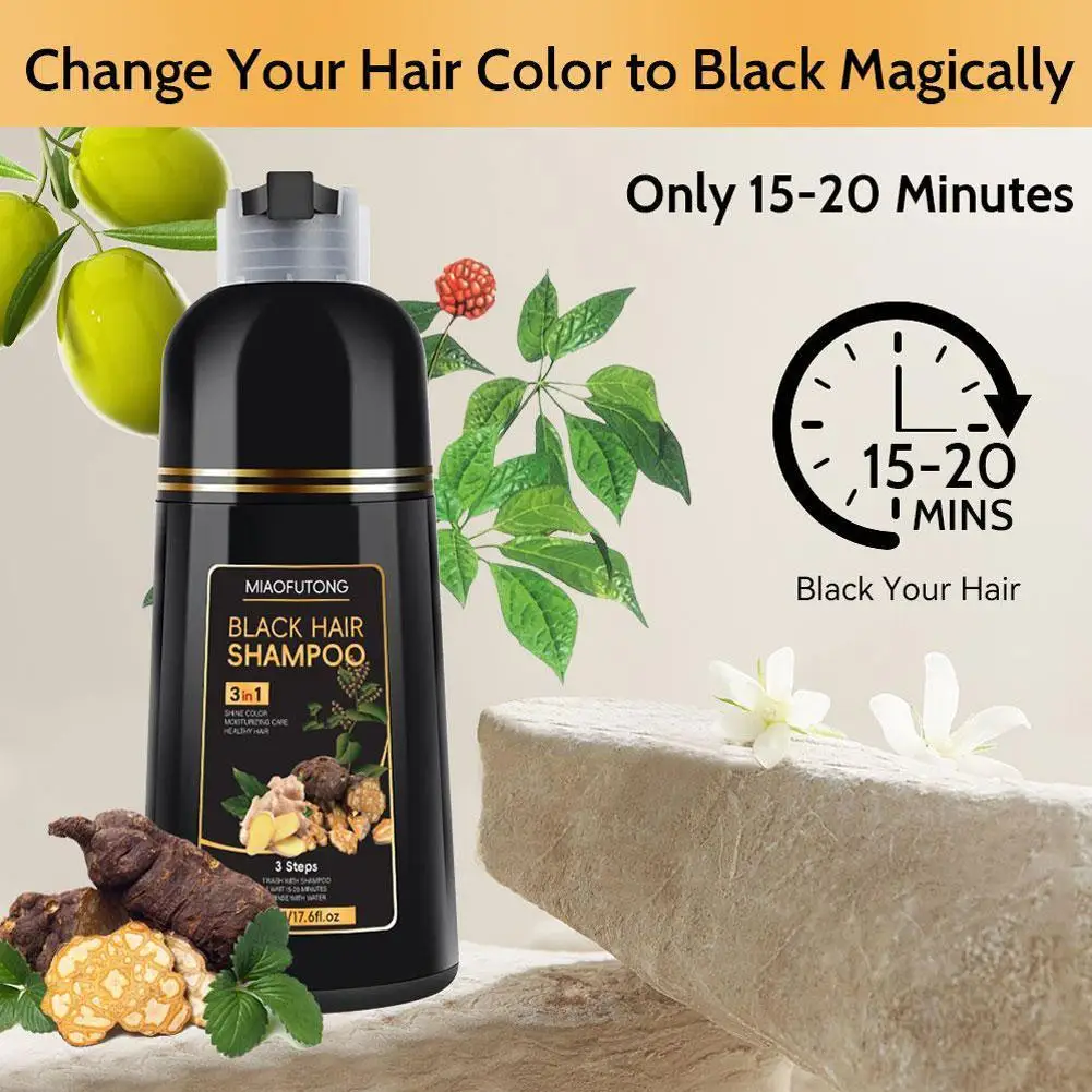 

Polygonum Multiflorum Black Hair Ginger Shampoo Nourishes And Repairs Damaged Hair, Giving It A Natural Shine