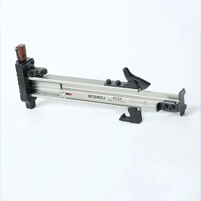 Imagem -03 - Semiautomática Wire Slot Manual Nailer Stud Aço Nail Gun Straight Pregando Ferramenta com Suporte Decoração Woodworking St25