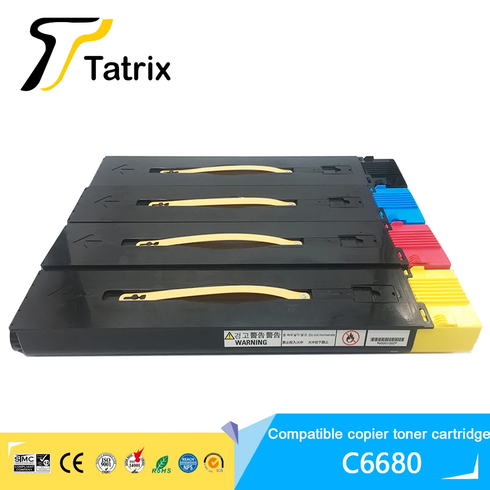 Tatrix متوافق C6680 خرطوشة حبر لآلة التصوير C6680 6680 لزيروكس ApeosPortV ApeosPortIV C5580 C6680 C7780 C5585 C6685 C7785