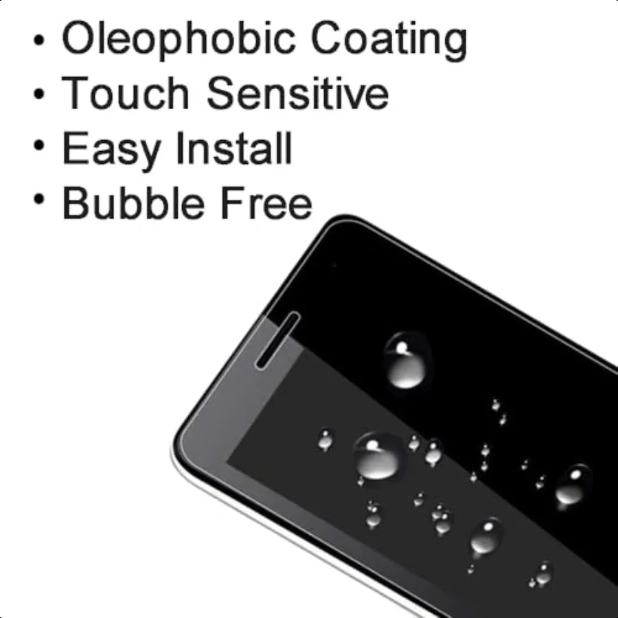 2 Pack Screen Protector for LG V60 Tempered Glass Film 9H Hardn Scratch Resistant High Definition