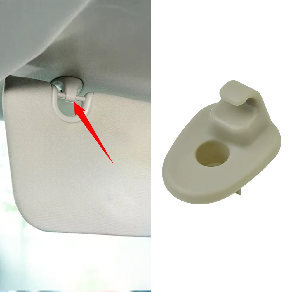 1X nuevo para Jeep Liberty KK KJ 2005 - 2012 Jeep Cherokee Kk Kj 2005 - 2012 Dodge Nitro KA 2007 - 2012 Clip para visera de coche remache