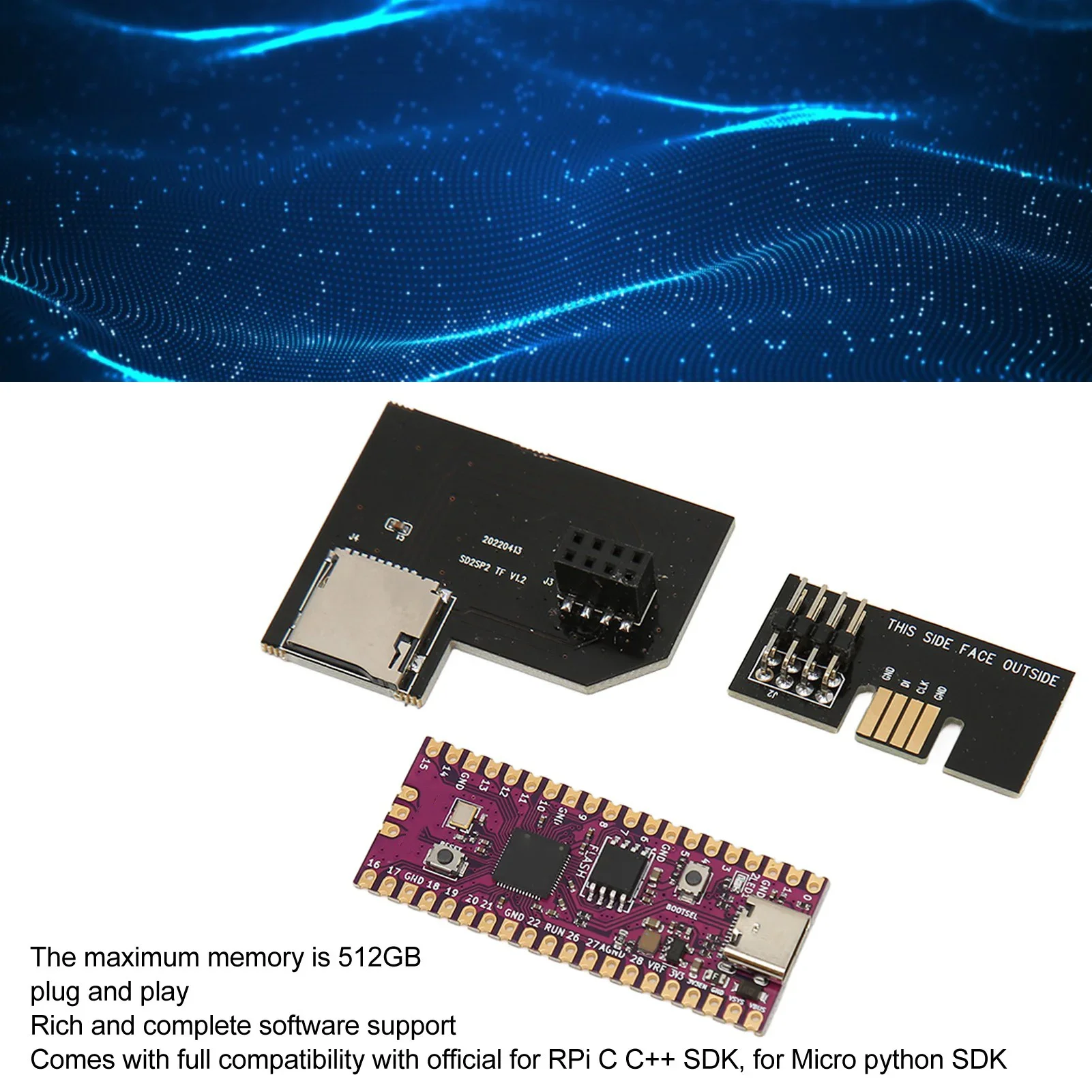 Microcontroller Board Plug and Play Dual  Multiple Software Support Microcontroller Module Professional for Game Console