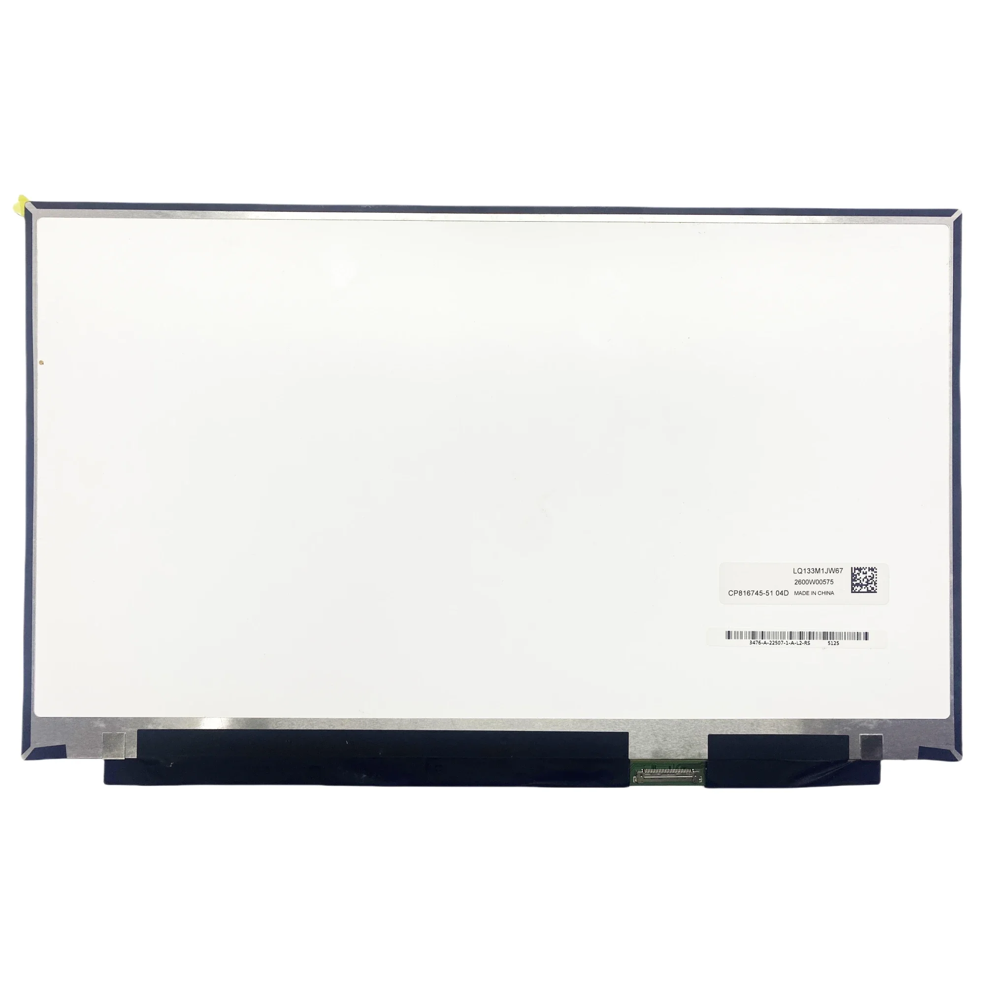 LQ133M1JW67 13.3'' Laptop LCD Screen Panel Matrix 1920×1080 EDP 30 Pins