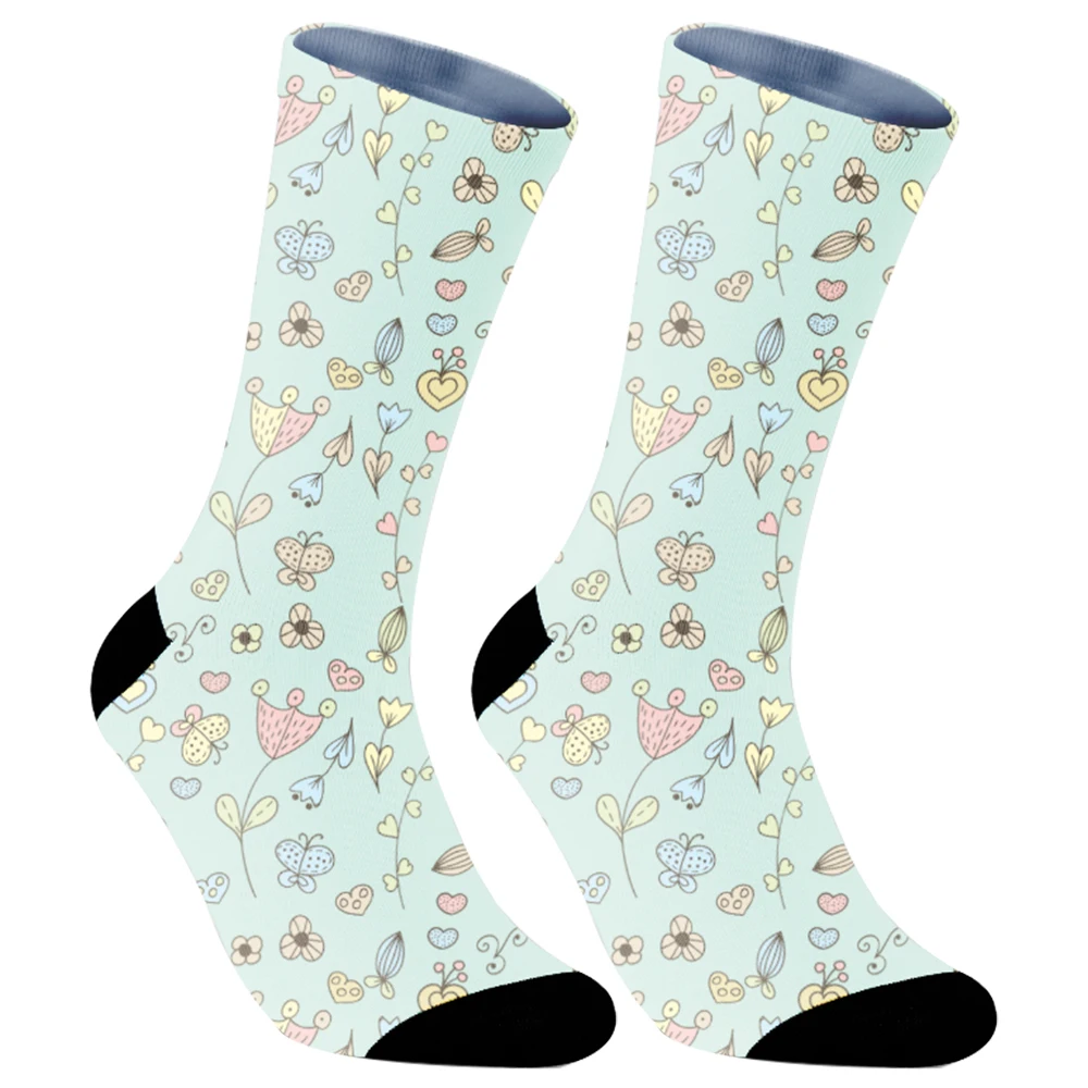 2024 New Summer Halloween Harajuku Hip-Hop Animal Print Cotton Socks Fashion Cute Cartoon Socks