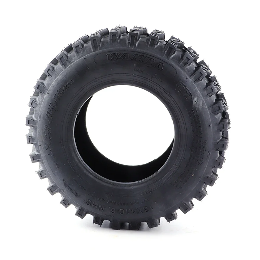 13x4.10-6 Vacuum Tire 6-inch Tyre Tubeless Tire for 47cc 49cc Motorcycle Sled ATV Go Kart Lawn Mower Snow Plow Wheels Parts