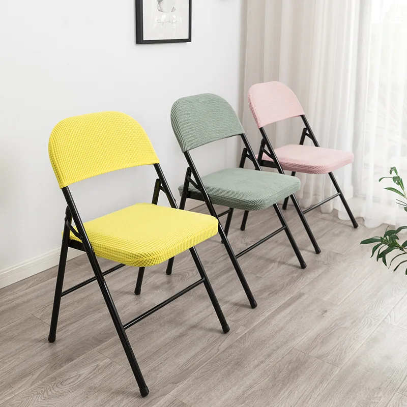 Household folding chair cover, backrest cover, seat cushion cover, office meeting computer dustproof chair seat cushion cover
