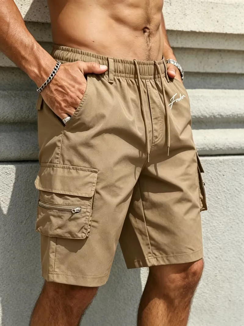 Outdoor Climbing Shorts Workwear Pants Floral Print with Multiple Pockets for Functional Style