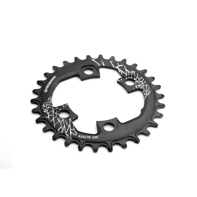 PROWHEEL Narrow Wide Chainring 104BCD 32T for 10/11 Speed MTB,Aluminum Chainring,Single Speed Bike Crankset Parts Lightweight