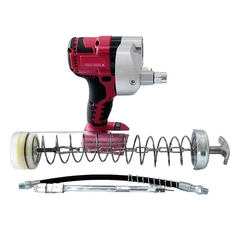 밀워키 브러시리스 전동 그리스 건 무선 완전 자동 고압 완전 자동 오일 인젝터 그리스 머신 건