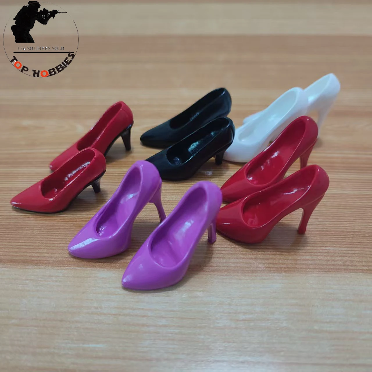 4 kolory 1:6 Modne buty damskie na wysokim obcasie Figurka akcji w skali 1/6 Kobiece buty na wysokim obcasie Pasują do figurki ciała 12" Ph jiaou