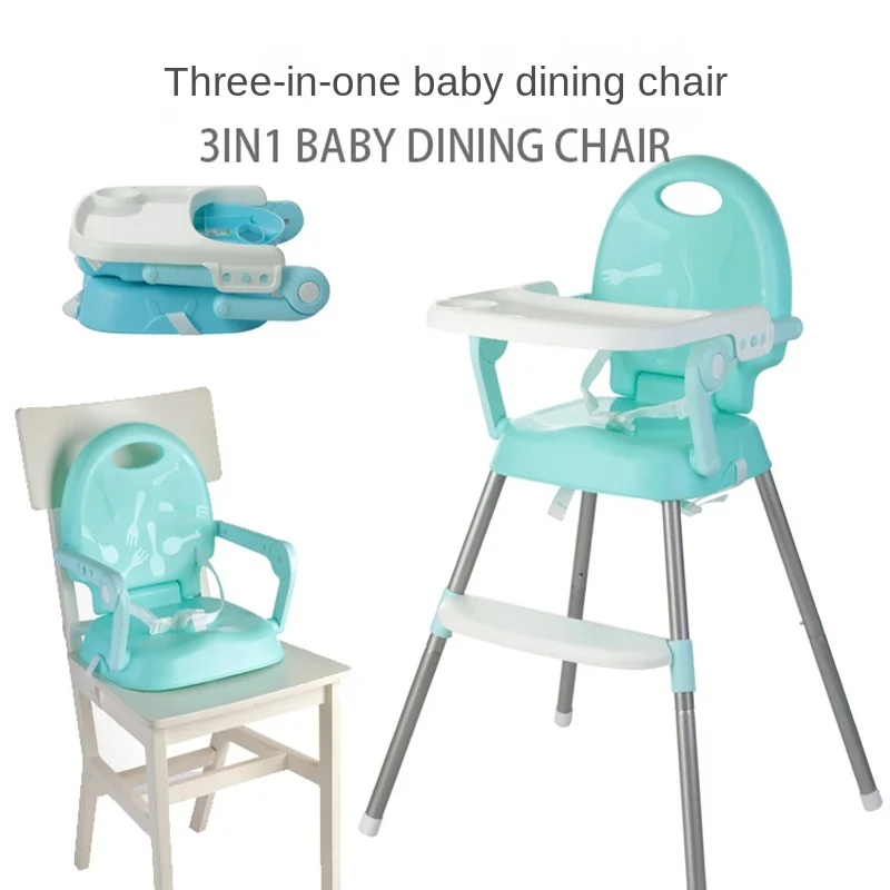 Baby seat chair, household multi-functional portable foldable kids high feeding chair, baby dinning chair