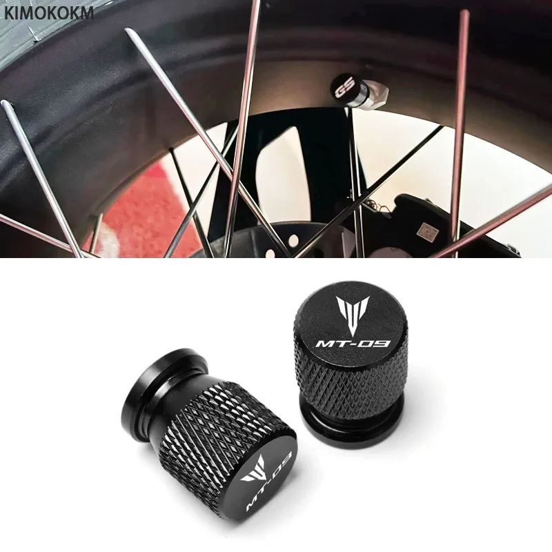 

2 шт. аксессуары для мотоциклов с ЧПУ, колпачки для клапанов воздушного порта, колпачки для YAMAHA MT-09 MT09 Mt 09 2017 2018 2019 2020-2023