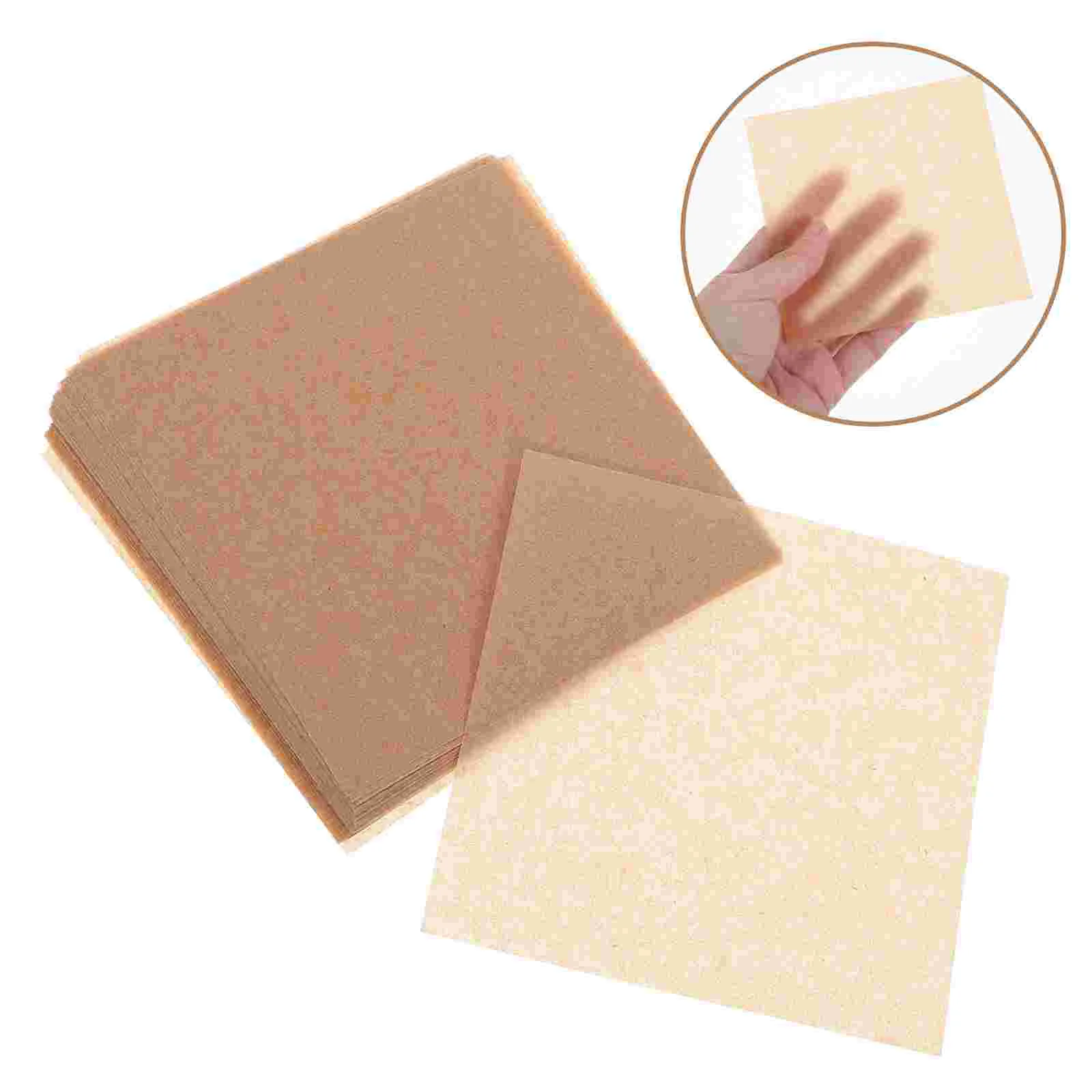 

500 Pcs Meat Paper Hamburgers Patties Chips Wrapping Barbecue Baking Parchment for Home Oven