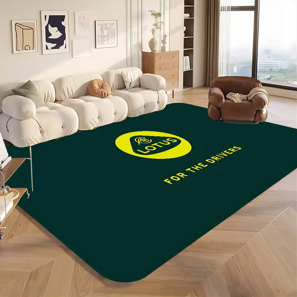 LOGO L-LOTUS C-CAR Bathroom Mat Anti-slip Absorb Water Long Strip Cushion Bedroon Mat Welcome Doormat