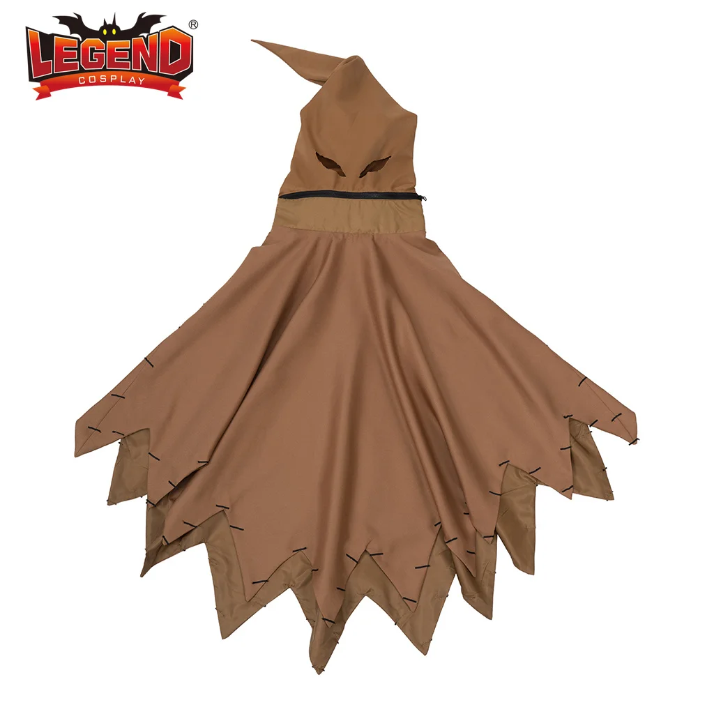 The Nightmare Cosplay Oogie Boogie Cosplay Costume Hoodied Cape Cloak Before Christmas Ghost Monster Costume Outfit Women Men